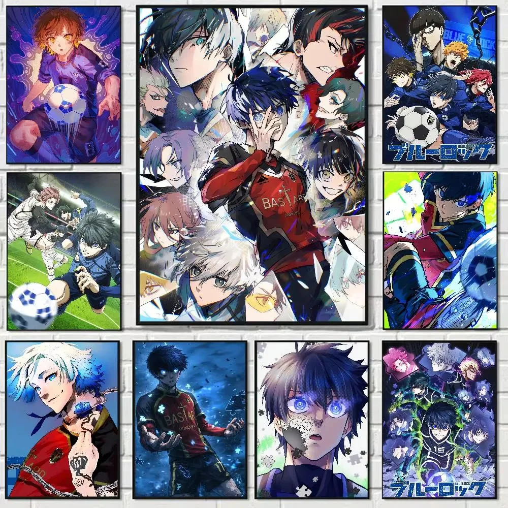 Photo Mosaic Print - Pintura de Diamantes Anime Blue Lock,