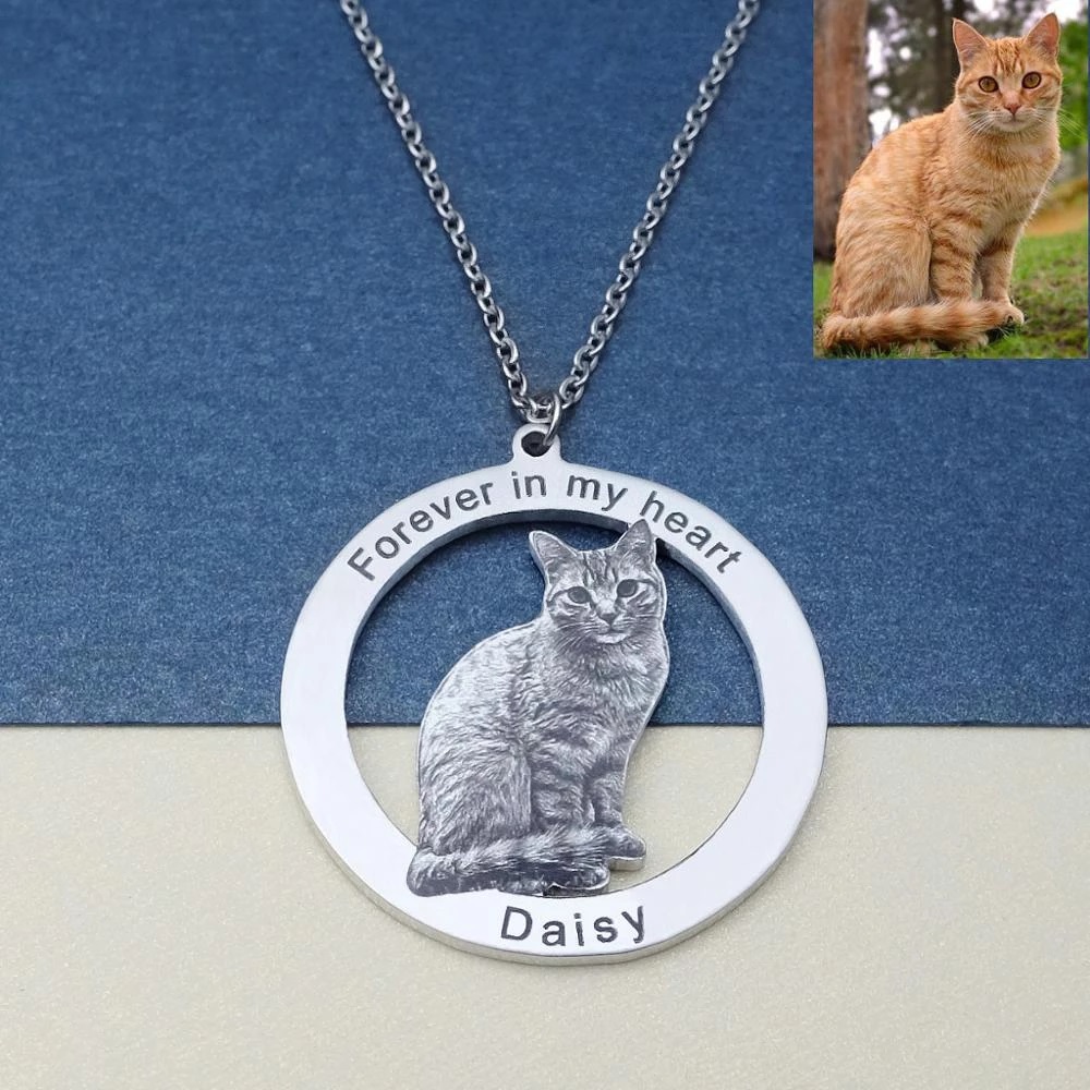 Colar com Foto de Animal de Es - Pet Portrait Custom avaliação e preço