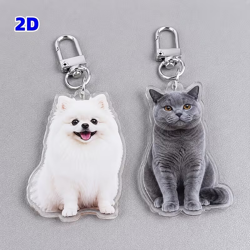 Chaveiro de acrílico personali - Pet Portrait Custom avaliação e preço