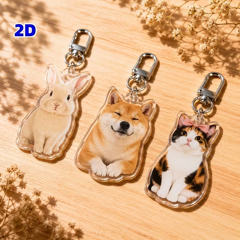 Chaveiro de acrílico personali - Pet Portrait Custom avaliação e preço
